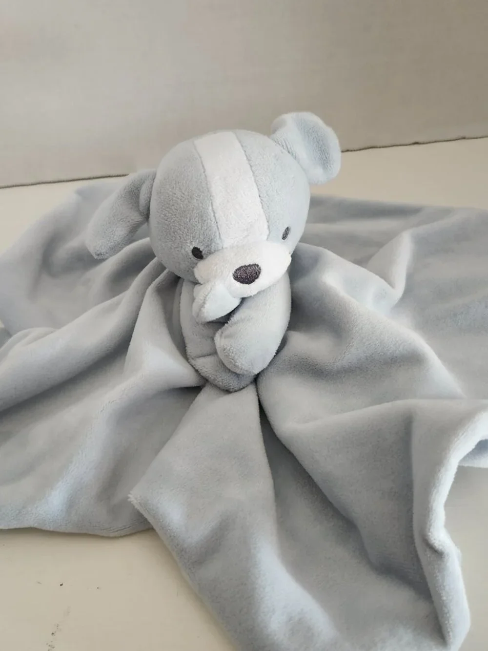 Carter's Baby Puppy Cuddle Plush Blue Lovey